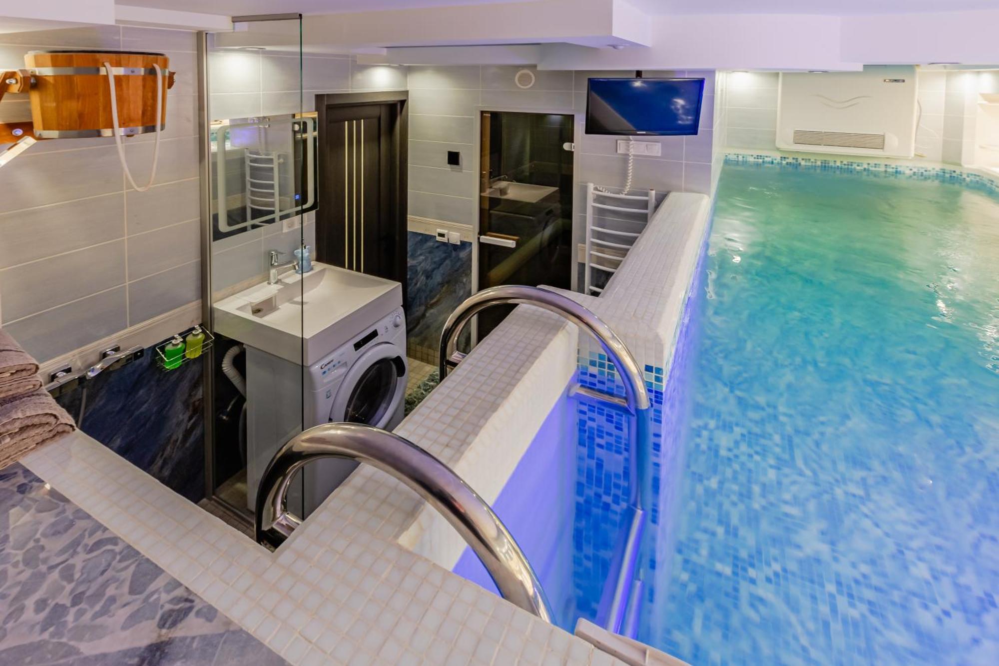 Luxury Apartment With Pool And Hammam Kiev Esterno foto